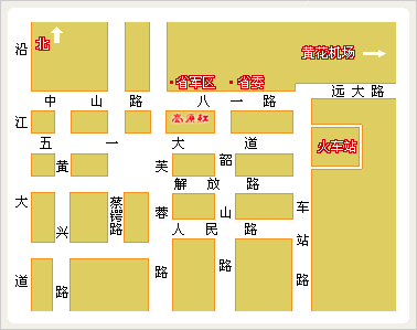 Gaoyuanhong Hotel, Changsha Map