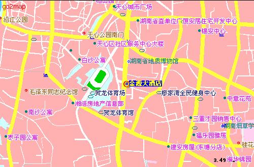 Gold Source Hotel, Changsha Map