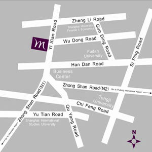 Grand Mercure Baolong Hotel Shanghai Map