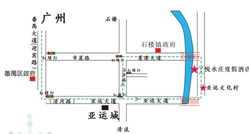 Grand River Resort ,Guangzhou Map