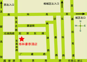 GreenTree Inn Suzhou Wuzhong Road Hotel Map