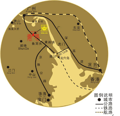 Guangzhou Junyu Hotel Map