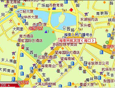 Hainan Minghang Hotel Map