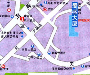 Hainan Xinyuan Hot Spring Hotel Map