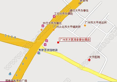 Hawana Howard Johnson ,Guangzhou Map