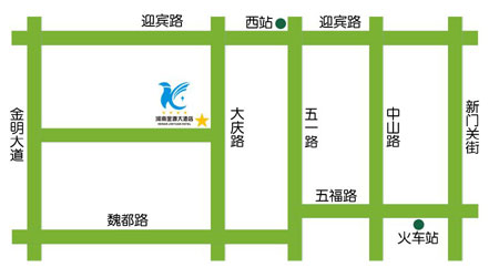 Henan Jinyuan Hotel Map