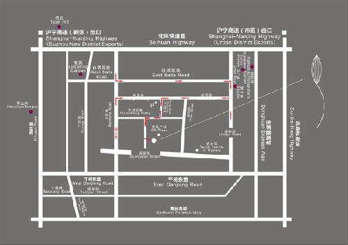 Hotel Soul, Suzhou Map