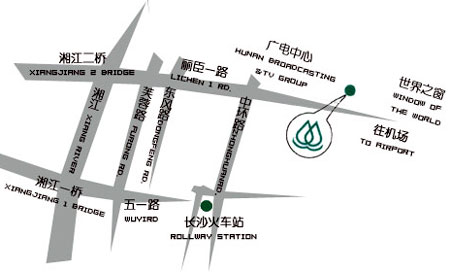 Saint-Tropez Hotel (Hunan Interntional Convention & Exhibition Hotel) Map