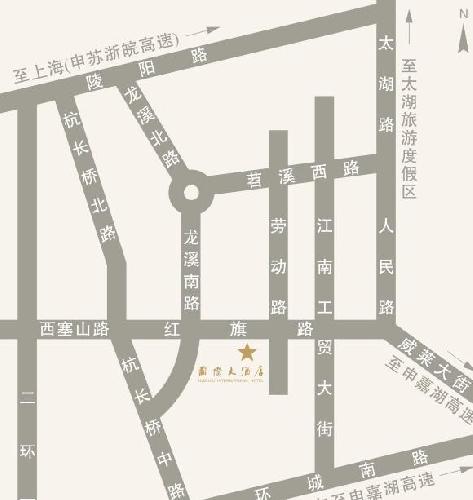Huzhou International Hotel Map