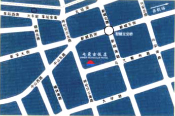 Inner Mongolia Hotel Map