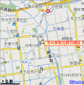 Jasmine Holiday Inn Hotel ,Suzhou Map