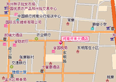 Zhengzhou Kailai Hotel Map