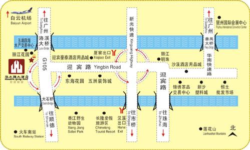 Guangzhou Mandarin Spring Hotel Map