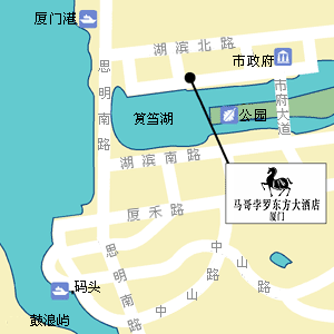 Marcopolo Hotel ,Xiamen Map