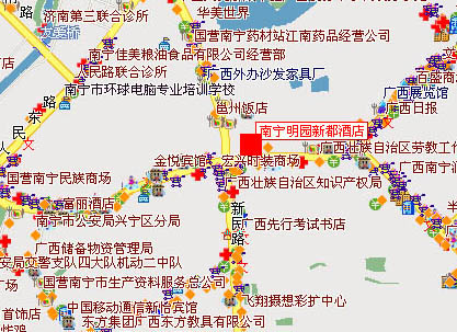 Mingyuan Xindu Hotel Map