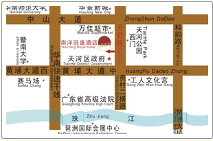 Nan Yang Royal Hotel,Guangzhou Map