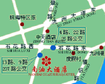 Nanhai Oil (Zhuhai) hotel Map