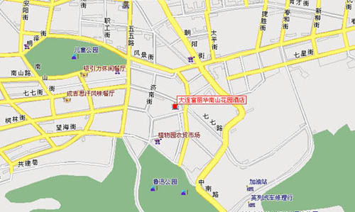 Furama Nanshan Garden Hotel, Dalian Map