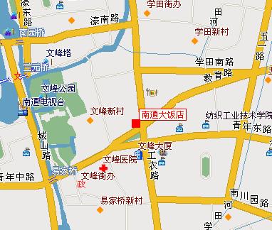 Nantong Hotel Map