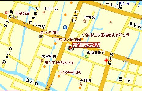 New Century Hotel, Ningbo Map