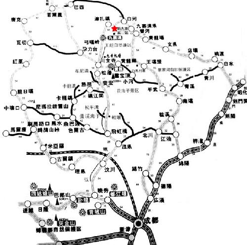 New Jiuzhai Hotel Map