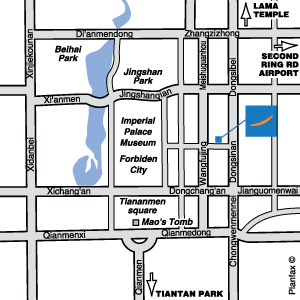 Beijing Novotel Peace Hotel Map