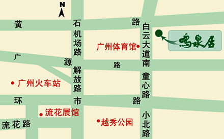 Oriental Resort Guangzhou Map