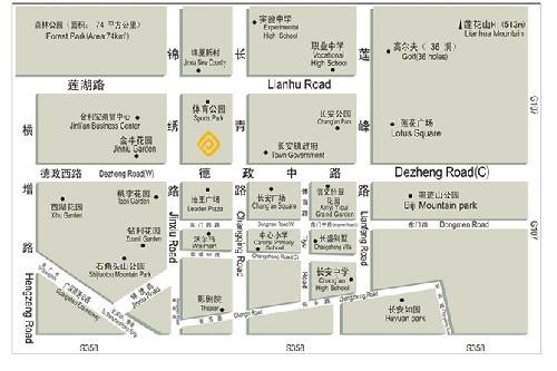 Parklane Hotel - Dongguan Map