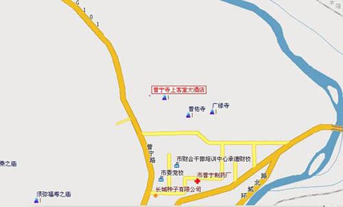 Puning Hotel, Chengde Map