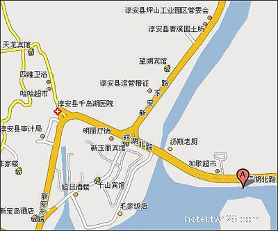 Qiandaohu New Yuli Business Hotel Map