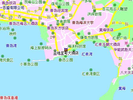 Qingdao Santiago Hotel Map