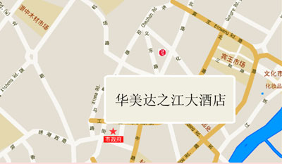 Ramada Plaza Yiwu Zhijiang Hotel Map