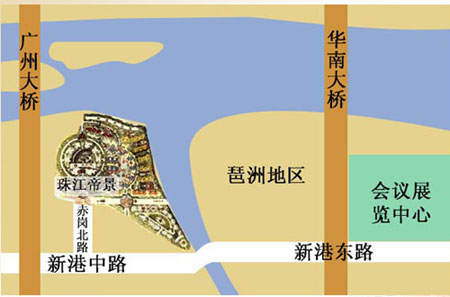 Regal Riviera Hotel Guangzhou Map