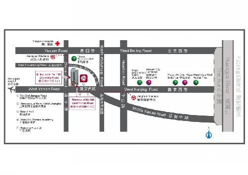 Rendezvous Merry Hotel Shanghai Map