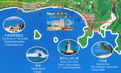 Sanya Holiday Resort Map