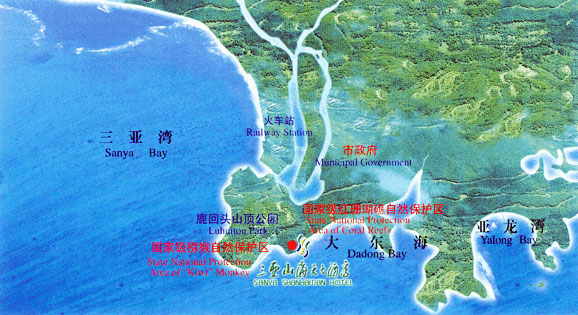 Sanya Shanhaitian Hotel Map