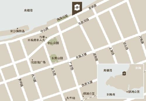 Shangri-La Hotel, Beihai Map