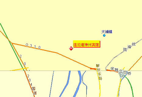 Shenzhou Hotel Lianyungang Map