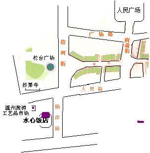 Regal Shuixin Hotel Wenzhou Map