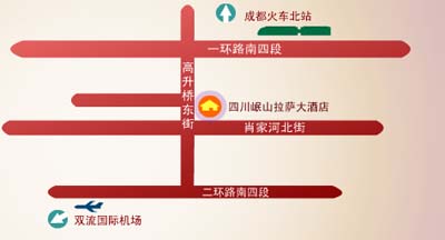 Sichuan Minshan Lasa Grand Hotel Map