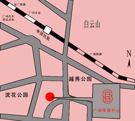 Sino Trade Center, Guangzhou Map