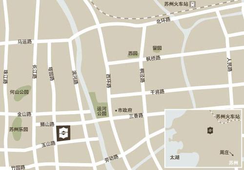 Suzhou Shangri-La Hotel Map