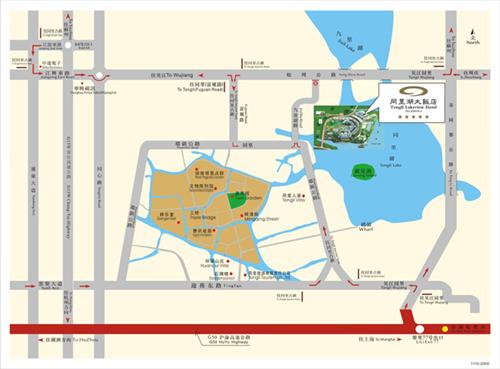 Suzhou Tongli Lakeview Hotel Map