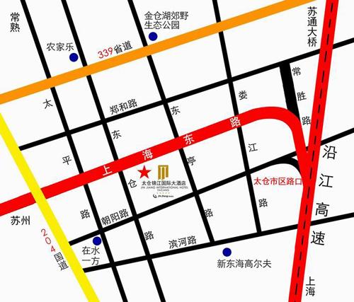 Taicang Jinjiang International Hotel Map