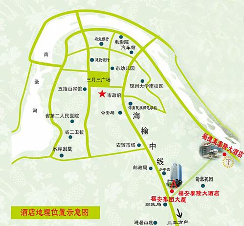 Tailong Hotel , Wuzhishan Map