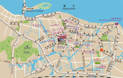 Victoria Grand Hotel, Wenzhou Map