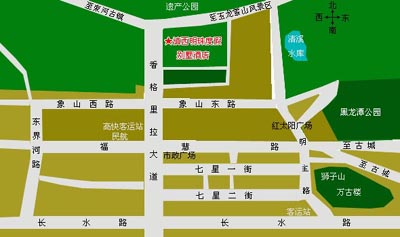 Wangfu Hotel,Lijiang Map