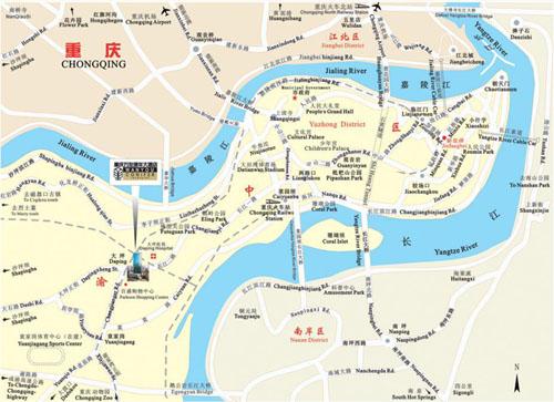 Wanyou Conifer Hotel ,Chongqing Map