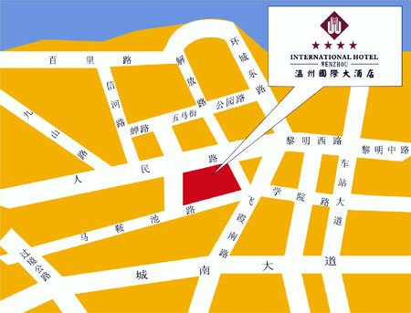 Wenzhou International Hotel Map