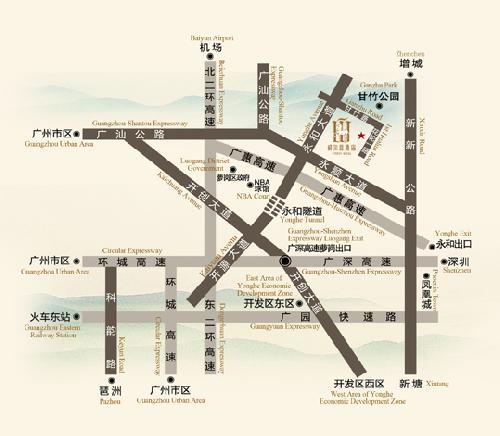 Winton Hotel,Guangzhou Map